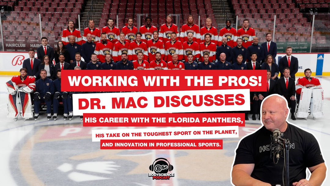 #283. Working with the Pros! Dr. Mac discusses his career with the Florida Panthers, his take on the Toughest Sport on the Planet, and Innovation in Professional Sports.