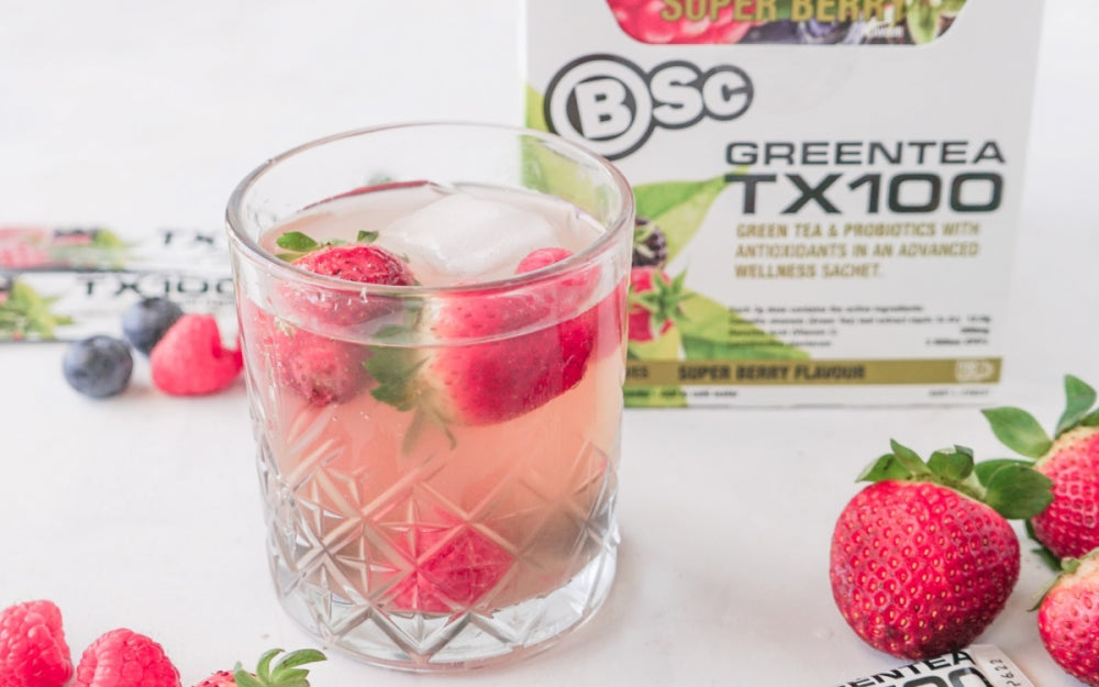 Hydrate with our GREEN TEA TX100 range! BSc