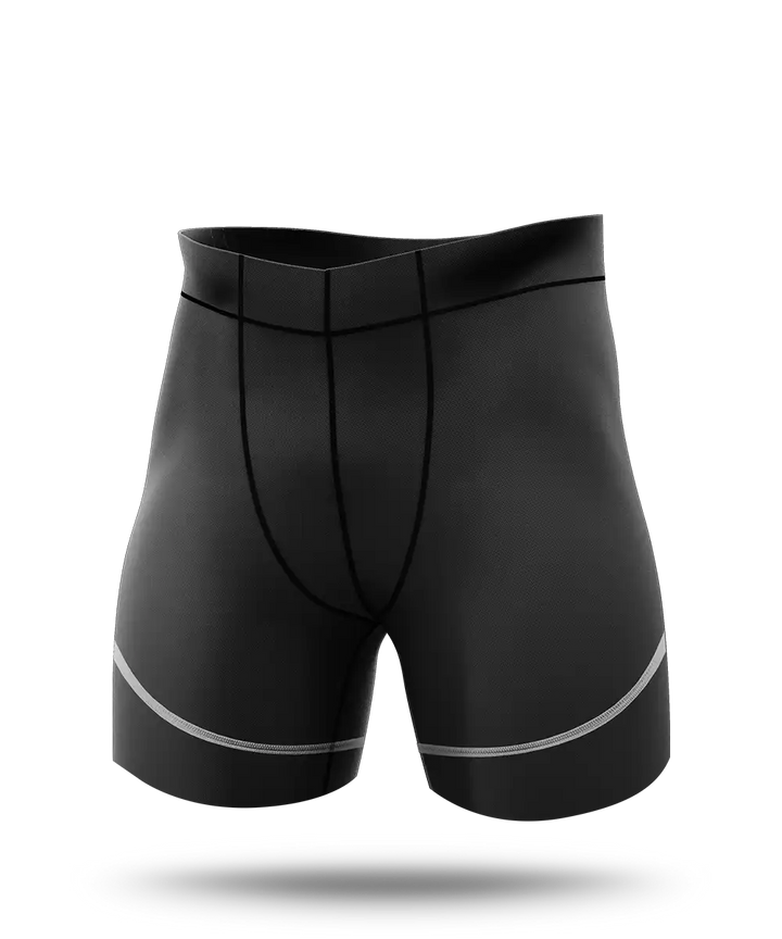 Athlete Compression Half Quad Shorts Mens