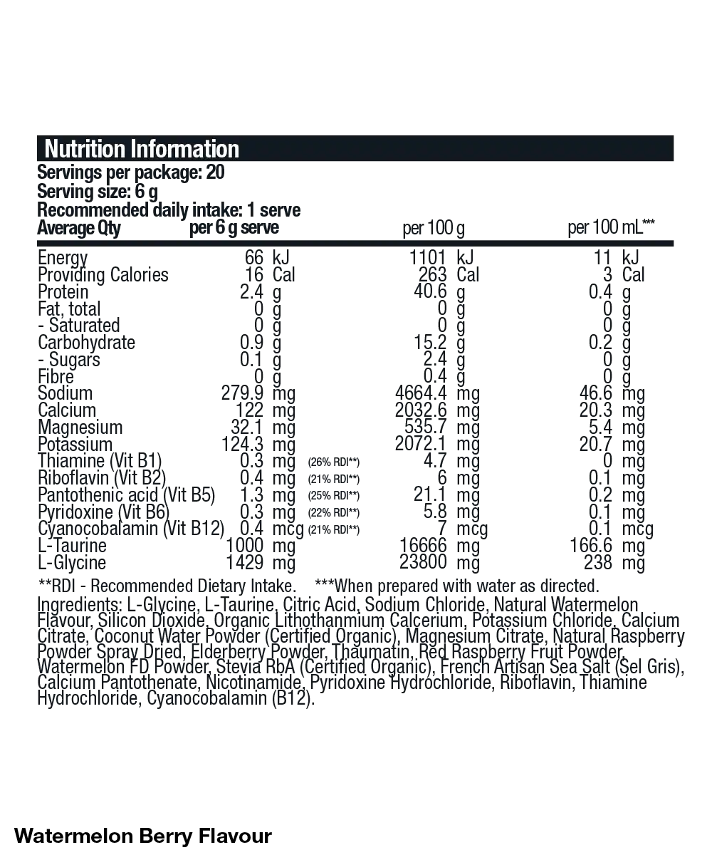 Electrolyte+ Hydration Mix