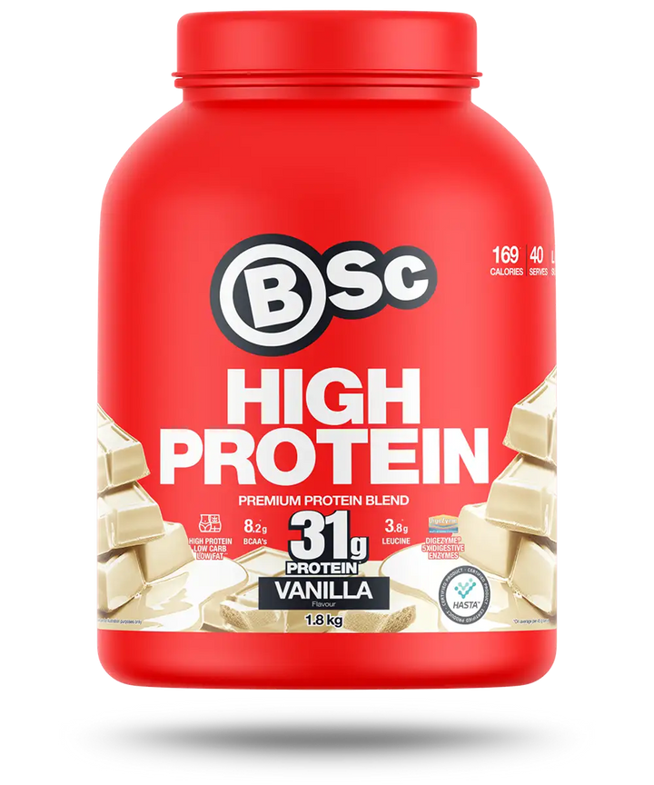 BSc High Protein Powder 1.8kg Vanilla Jar