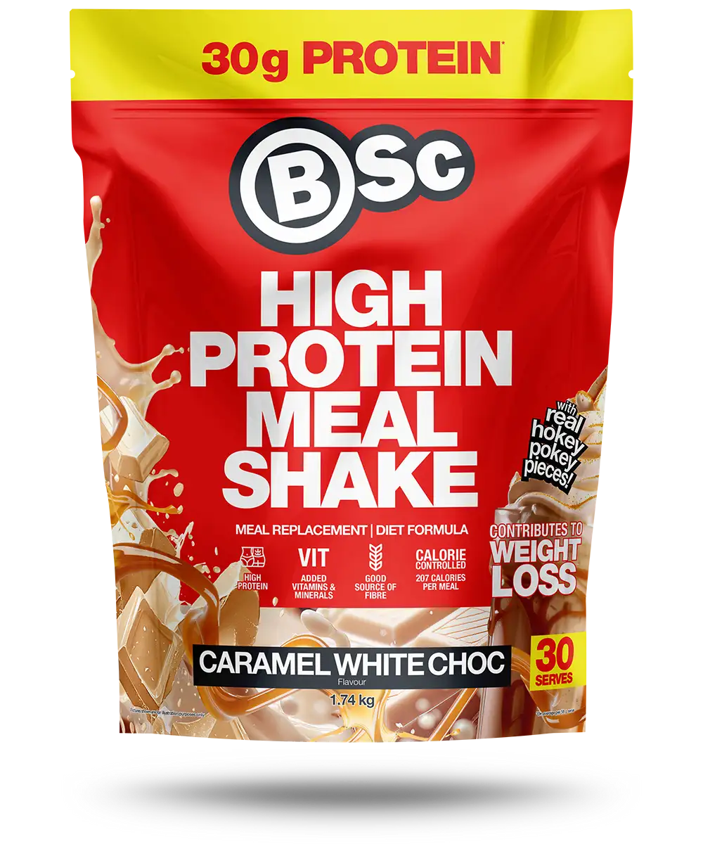 High Protein Meal Shake Caramel White Choc