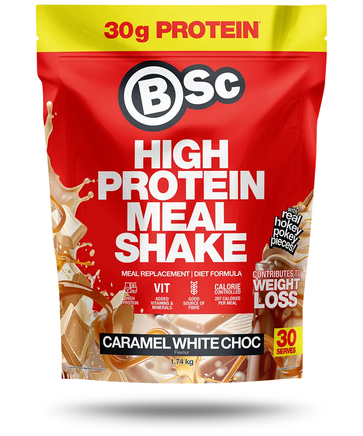 High Protein Meal Shake Caramel White Choc