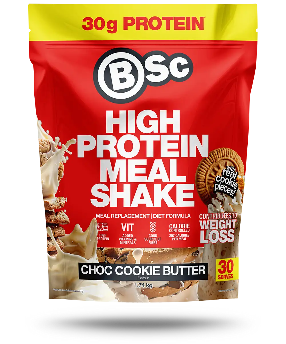 High Protein Meal Shake Choc Cookie Butter