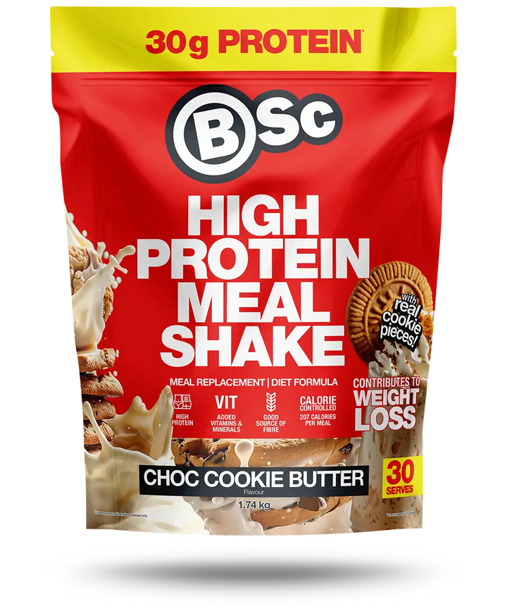 High Protein Meal Shake Choc Cookie Butter