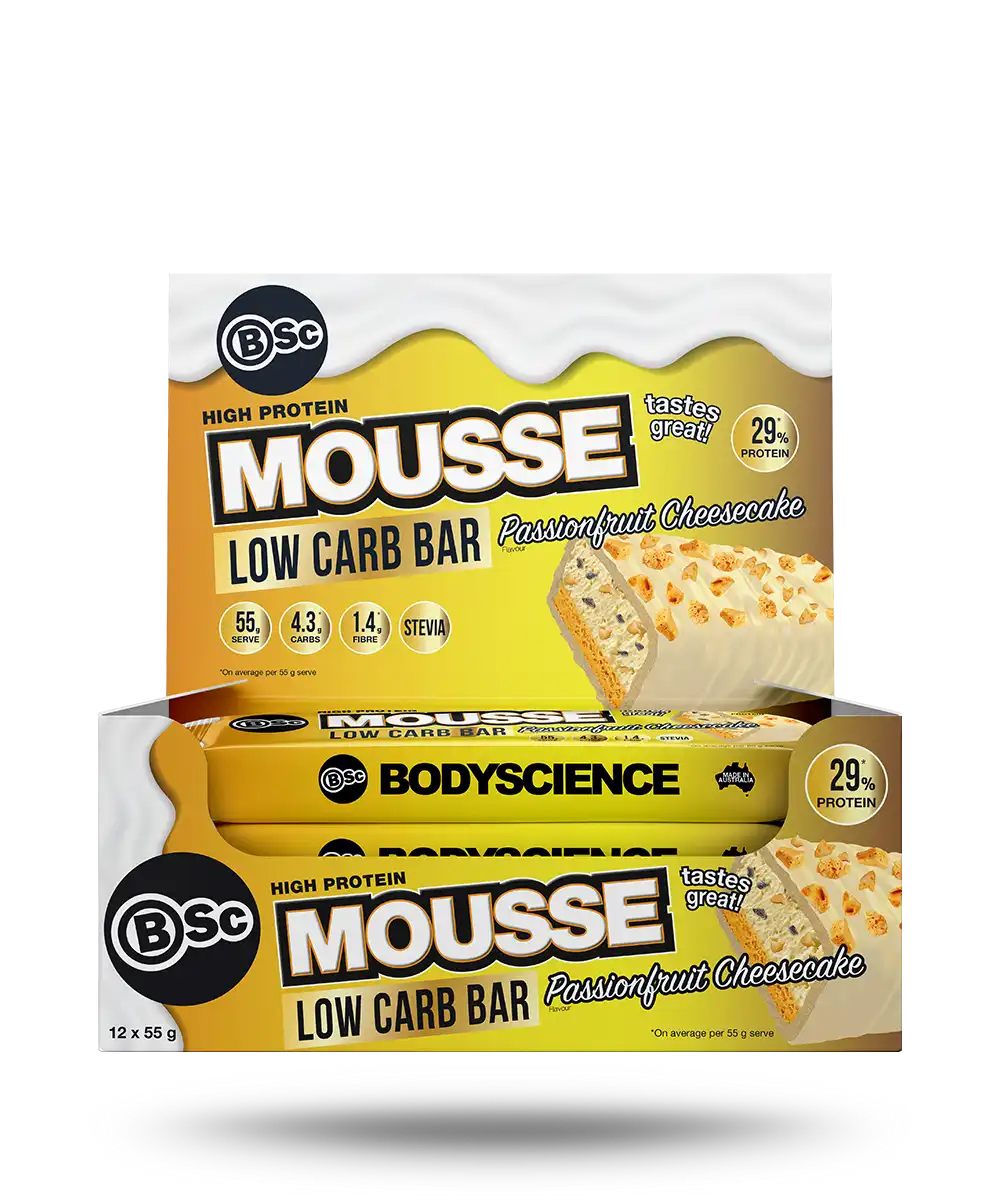 High Protein Low Carb Mousse Bar 55g - SALE – BSc