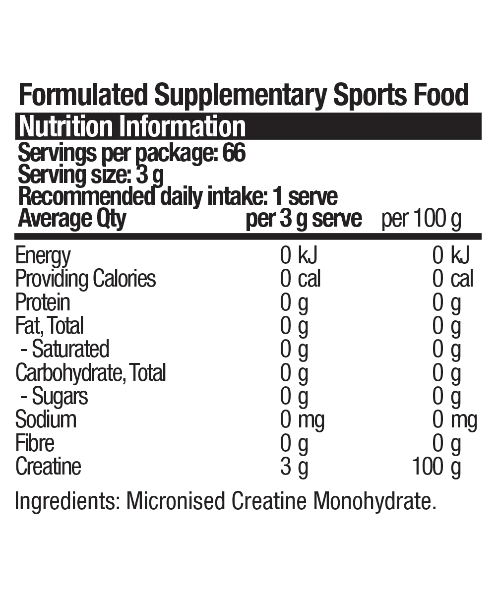 Pure Creatine Monohydrate