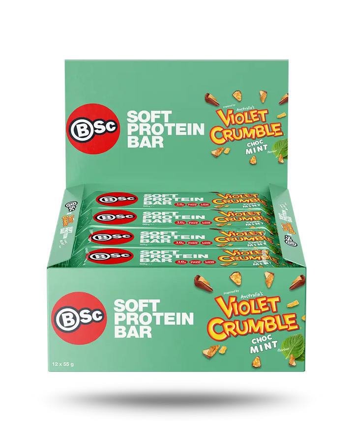 BSc x Violet Crumble Soft Protein Bar - SALE