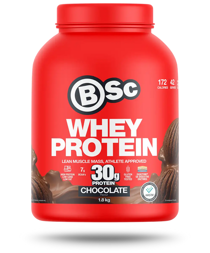 BSc Whey Protein Powder 1.8kg Chocolate Jar