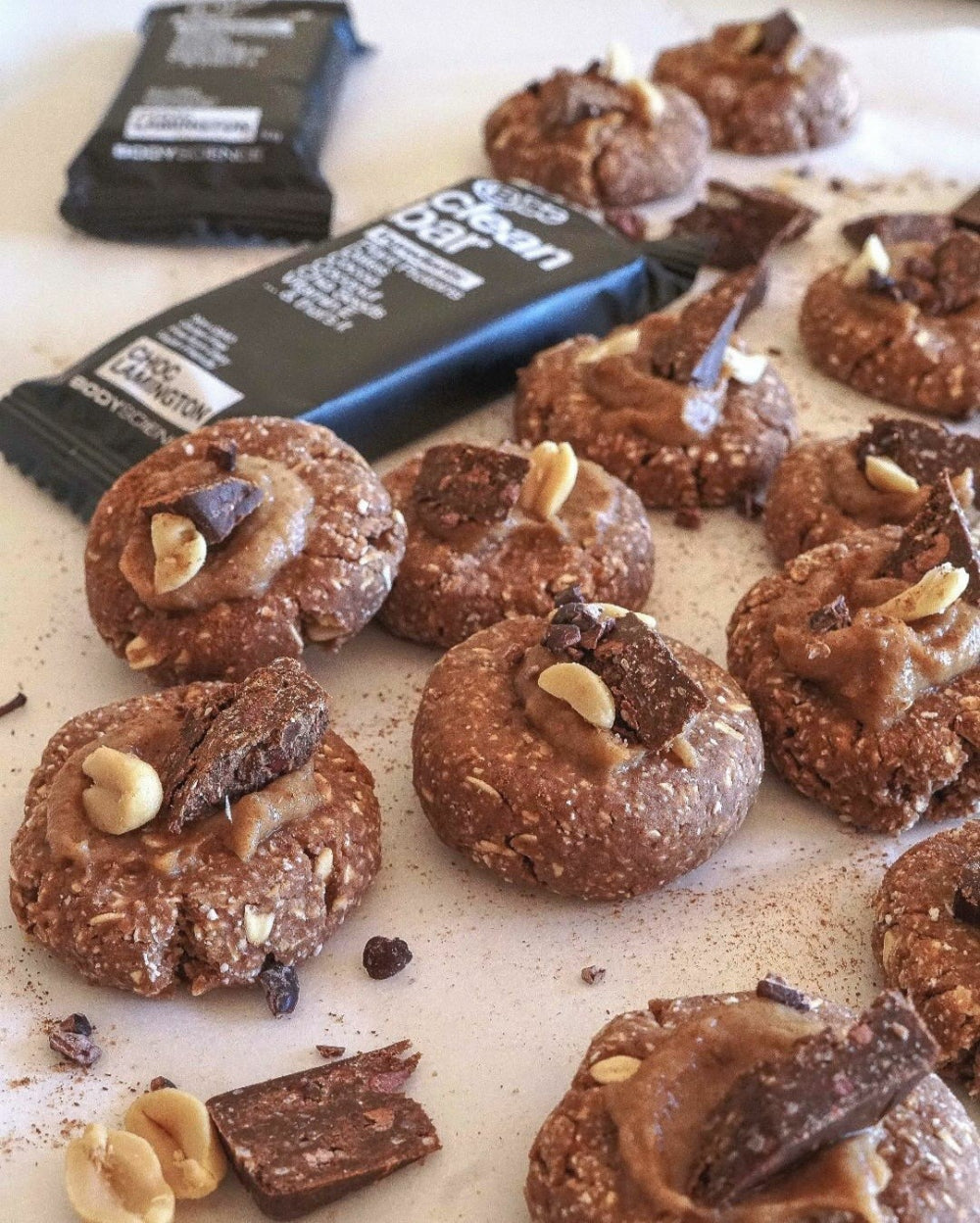 Peanut Butter Choc Protein Bites