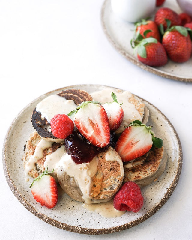 Peanut Butter Jelly Protein Pikelets