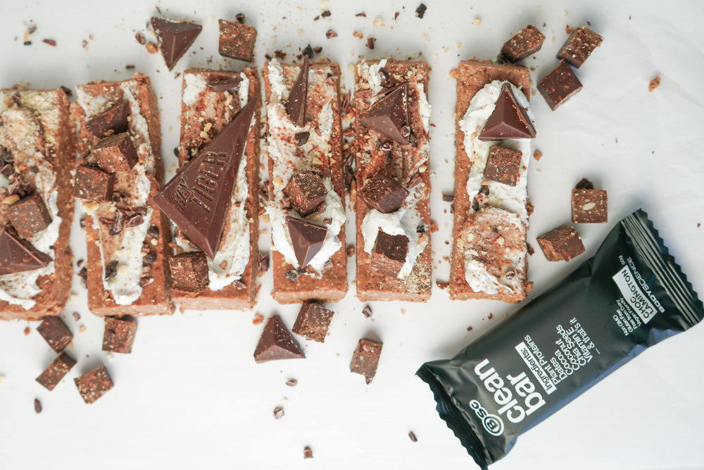 Choc Hazelnut Coconut Protein Slice