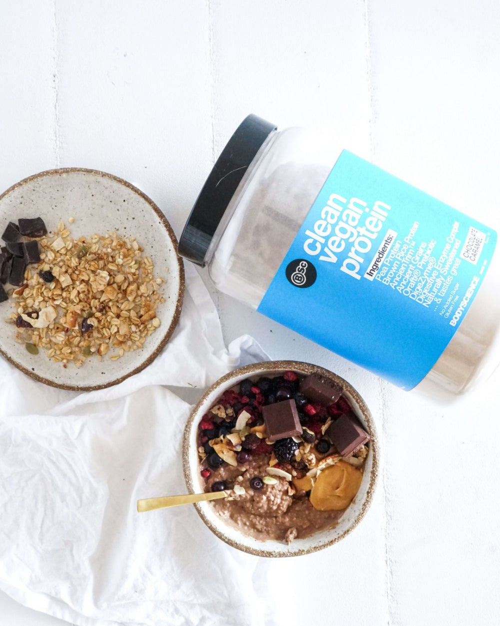 Choc Berry Protein Oats