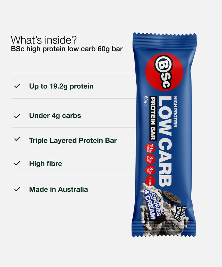 High Protein Low Carb Bar 12 Pack
