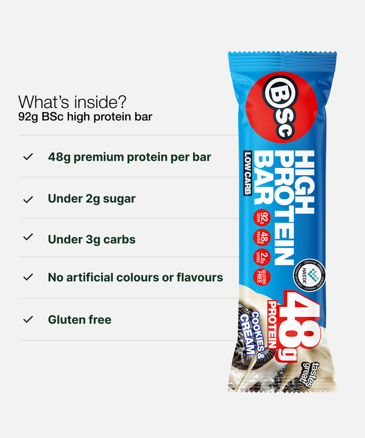 92g High Protein Bar 12 Pack