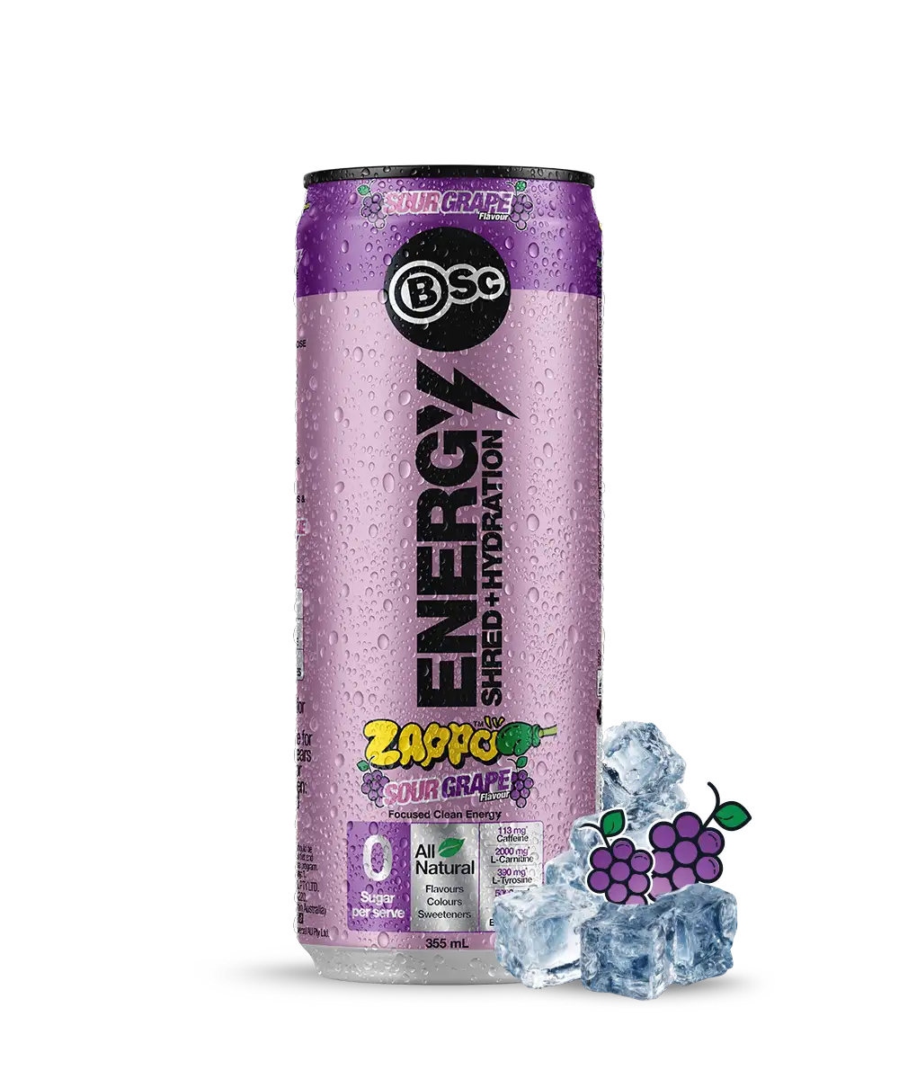 BSc Energy Shred+Hydration Zappo 12 Pack - hero