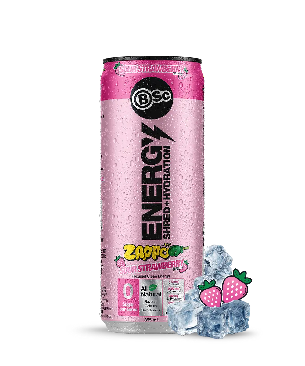 BSc Energy Shred+Hydration Zappo 12 Pack