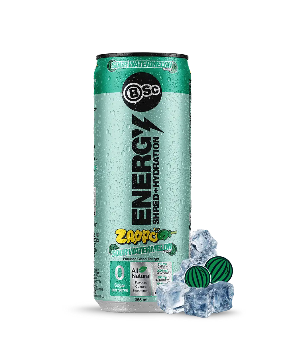 BSc Energy Shred+Hydration Zappo 12 Pack