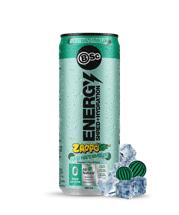 BSc Energy Shred+Hydration Zappo 12 Pack