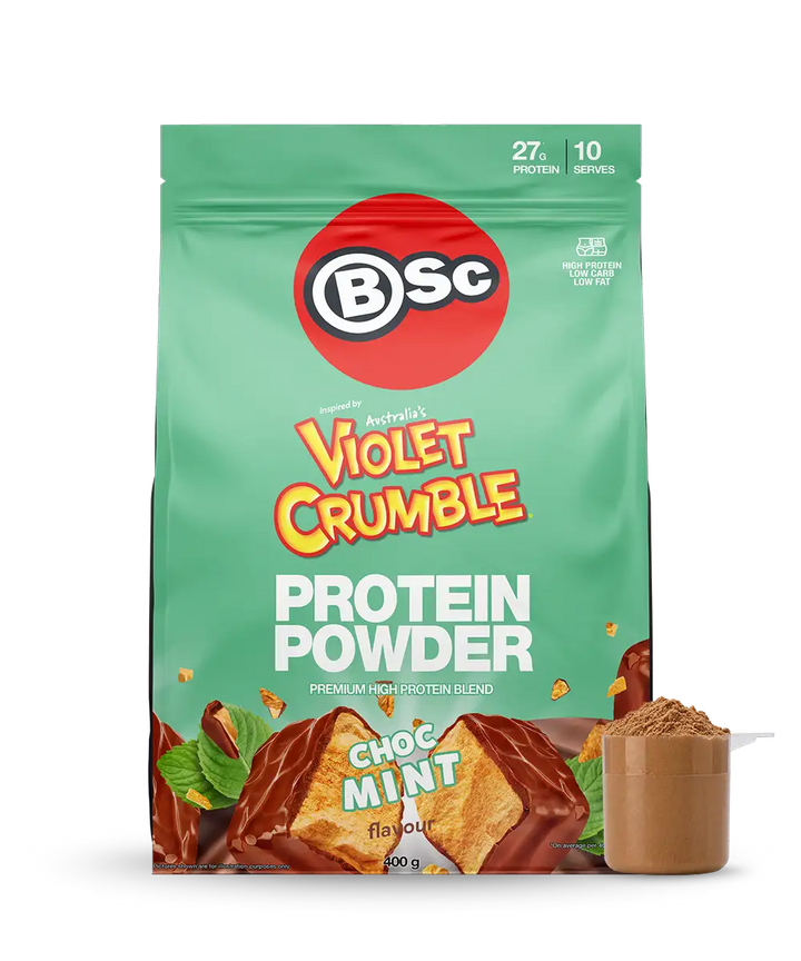 BSc x Violet Crumble Protein Powder - 400g Choc Mint