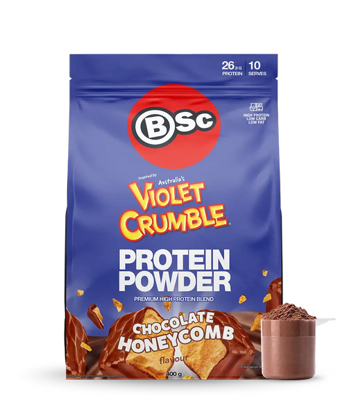BSc x Violet Crumble Protein Powder