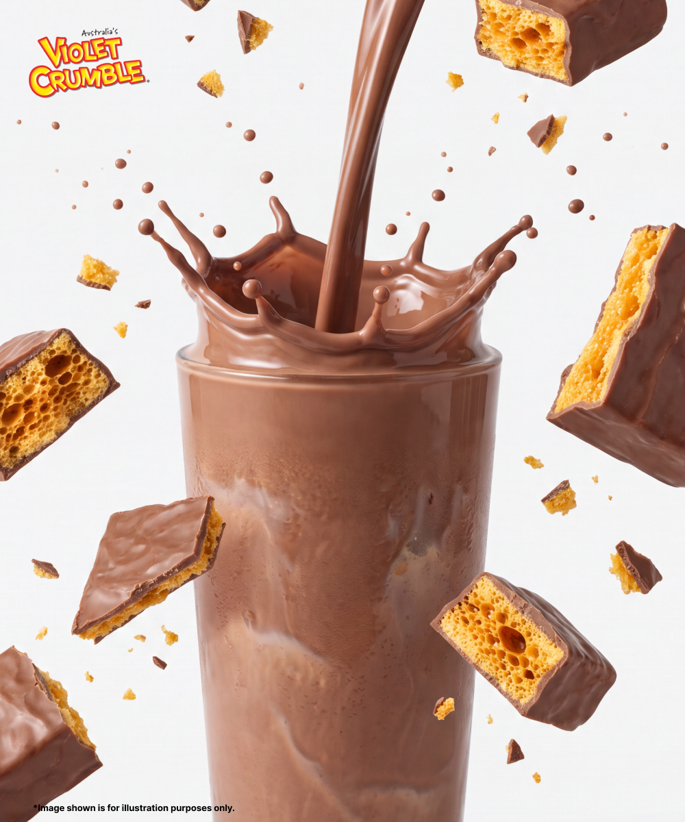 BSc x Violet Crumble Protein Powder - lifestyle image