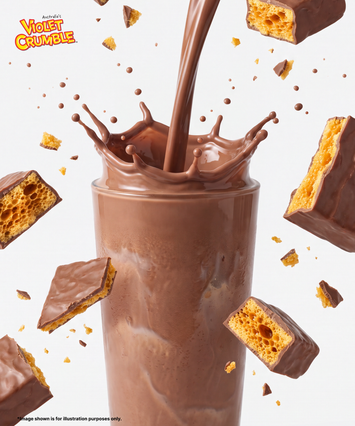 BSc x Violet Crumble Protein Powder - lifestyle image