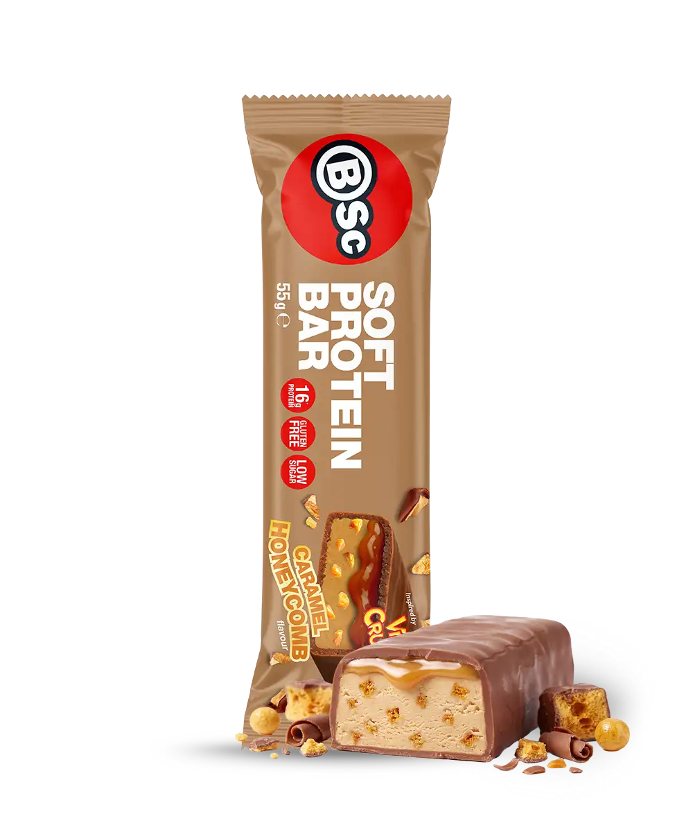 BSc x Violet Crumble Soft Protein Bar 12 Pack