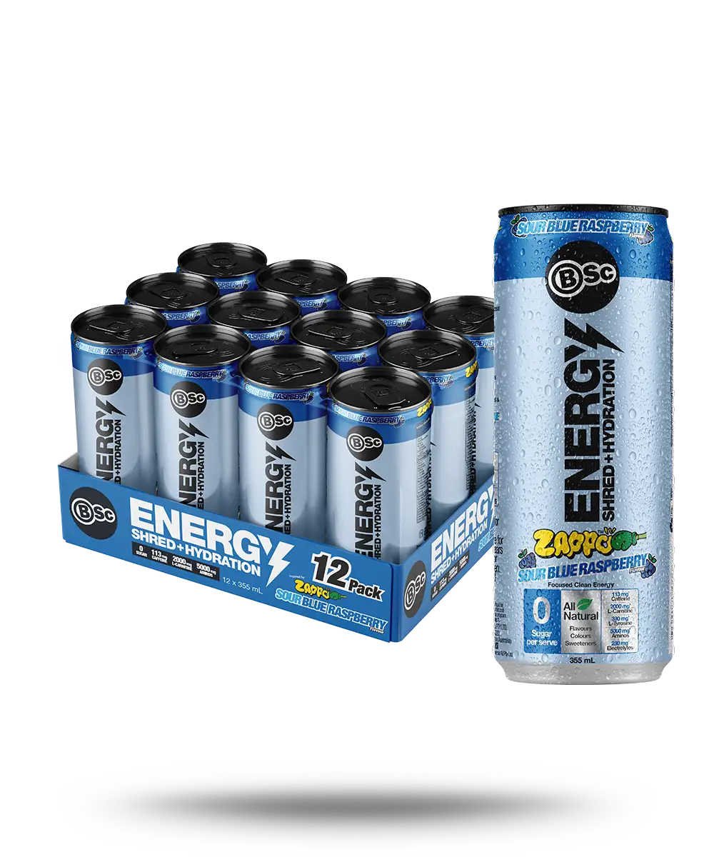 BSc Energy Shred+Hydration Zappo 12 Pack