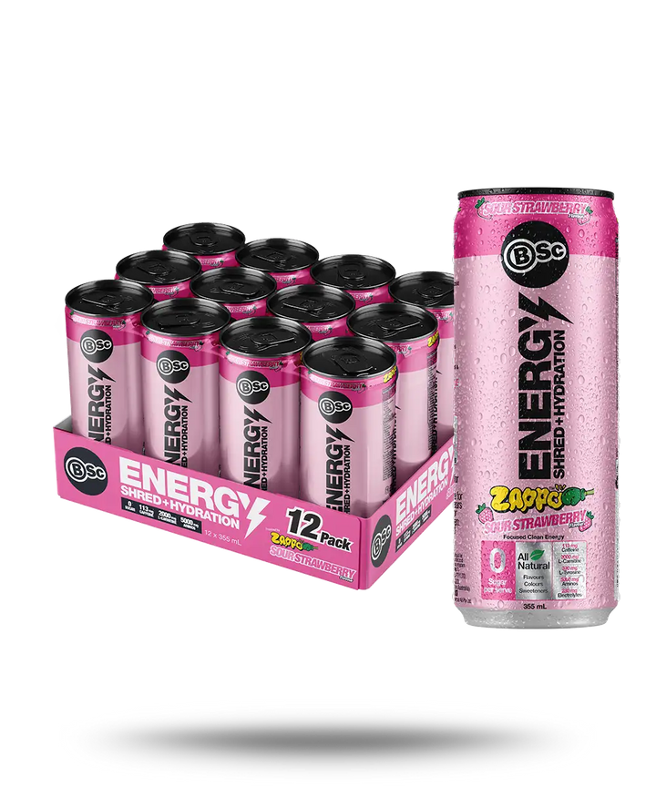 BSc Energy Shred+Hydration Zappo 12 Pack