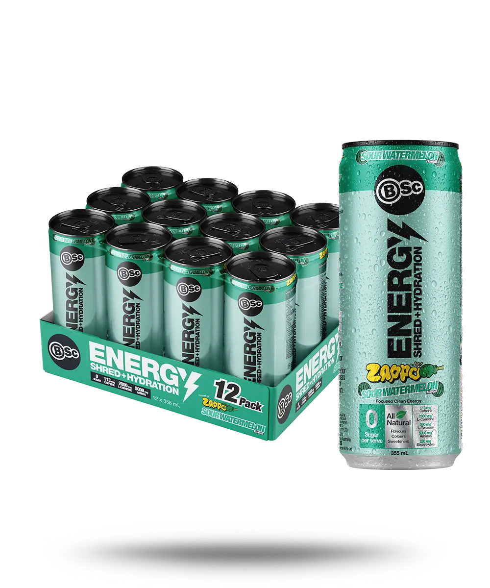 BSc Energy Shred+Hydration Zappo 12 Pack