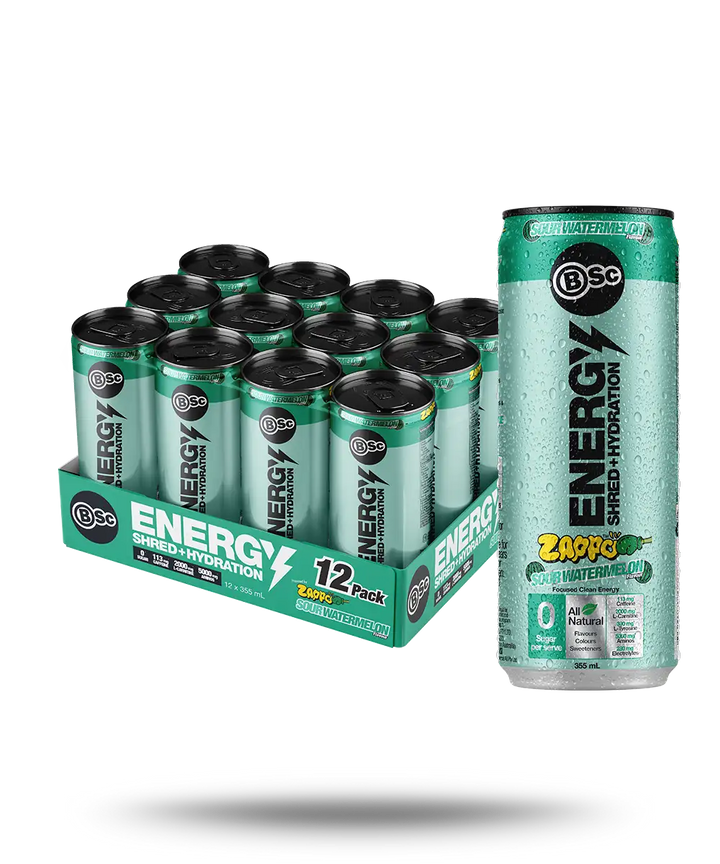 BSc Energy Shred+Hydration Zappo 12 Pack