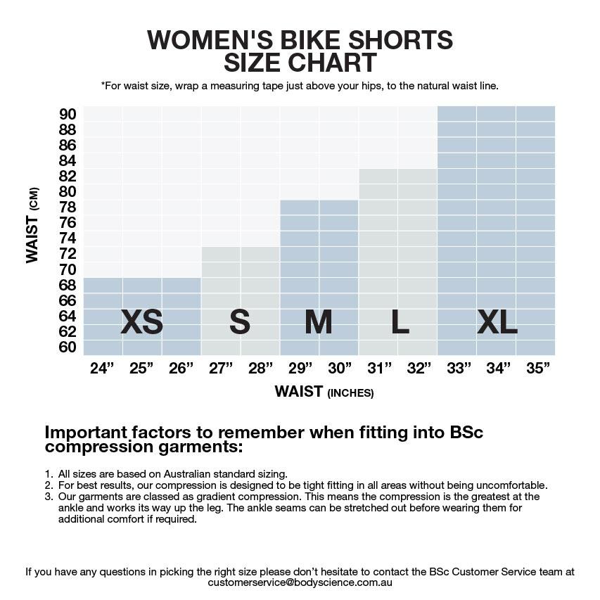 Womens Bike Short Black