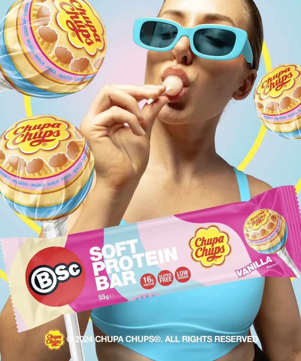 BSc x Chupa Chups Soft Protein Bar