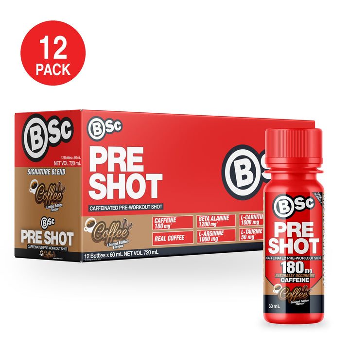 BSc Pre-Workout Shot 12 Pack