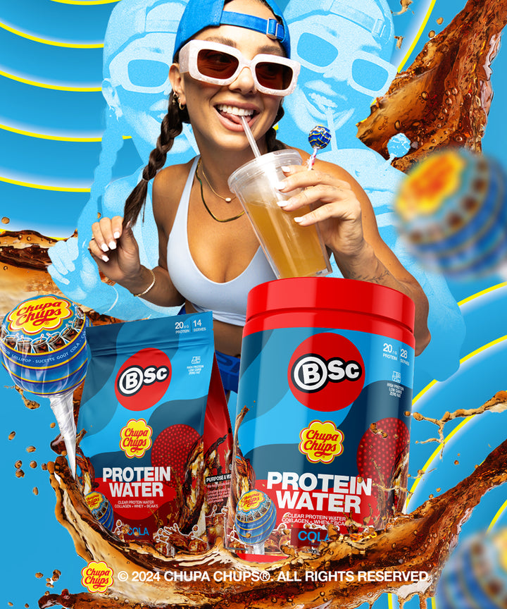 BSc x Chupa Chups Protein Water