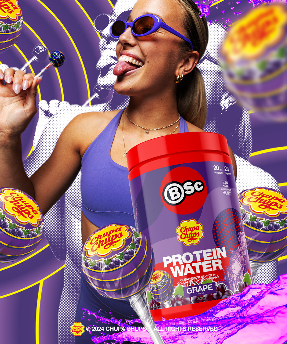 BSc x Chupa Chups Protein Water