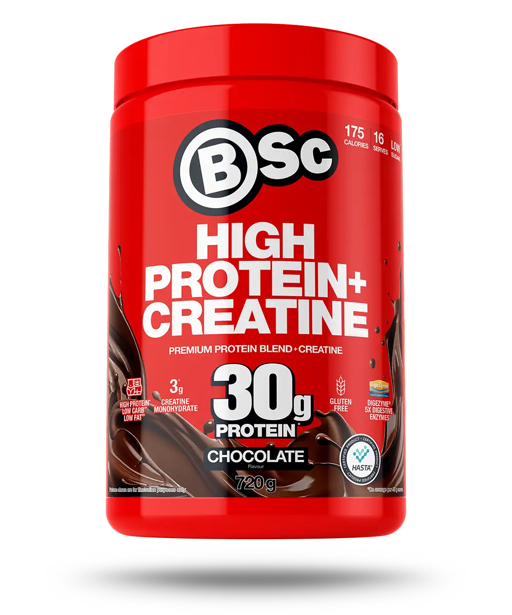BSc High Protein + Creatine 720g Chocolate
