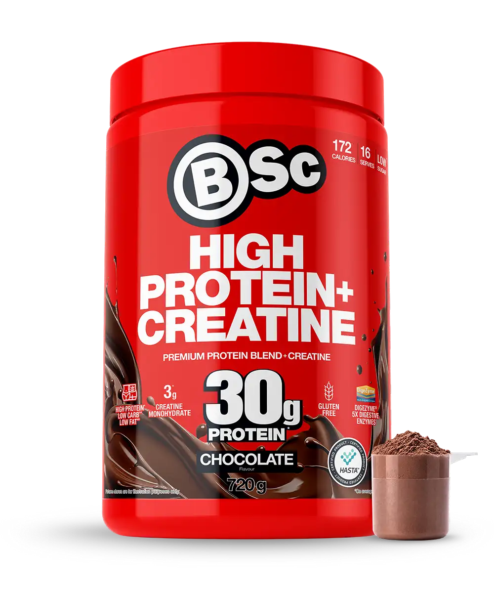 BSc High Protein + Creatine 720g Chocolate