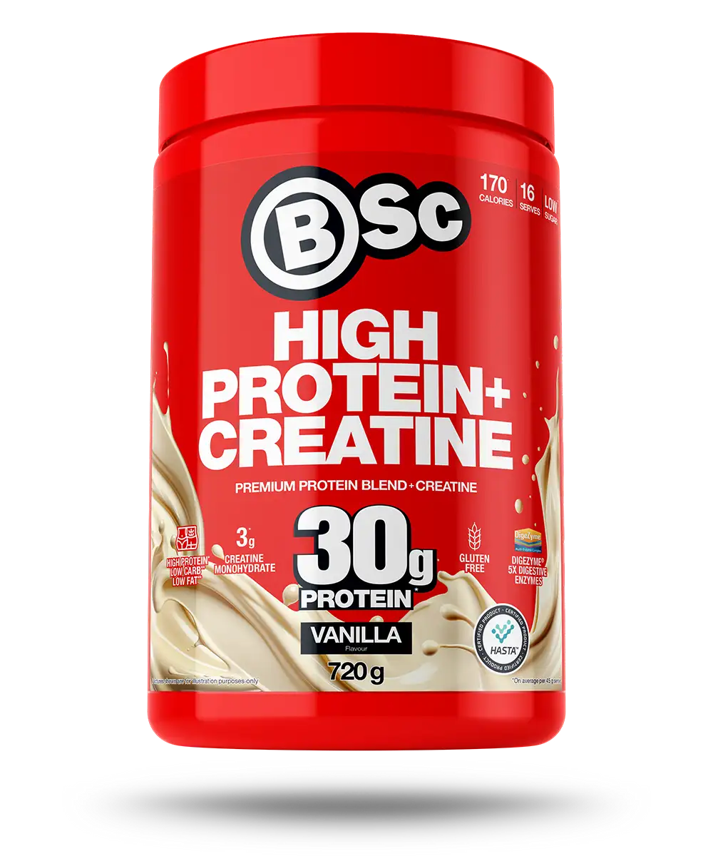 BSc High Protein + Creatine 720g Vanilla