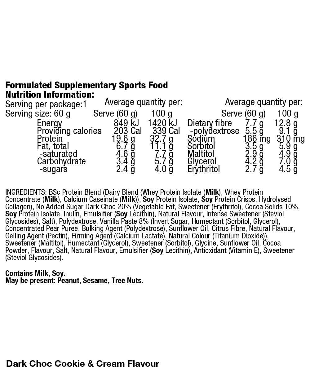 High Protein Low Carb Bar 60g - SALE