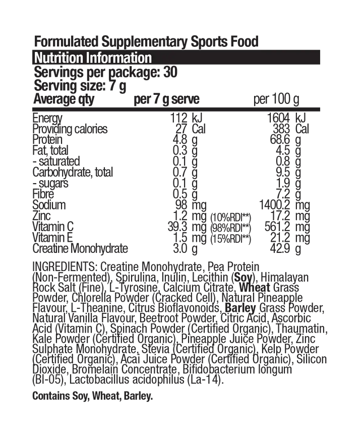 Performance Greens + Creatine