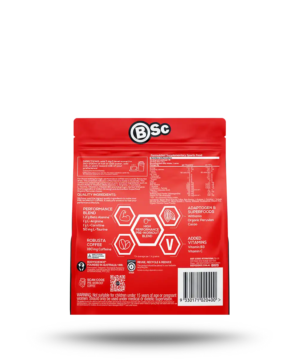 Pre-Workout Robusta Coffee 150g