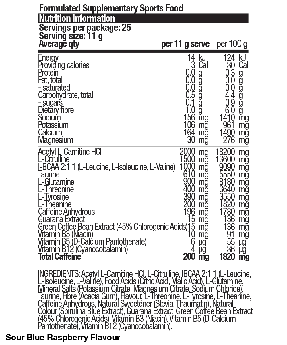 Shred Energy Hydration Powder