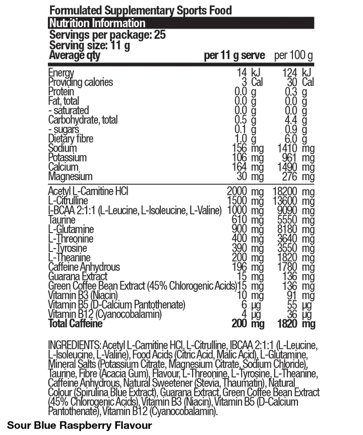 Shred Energy Hydration Powder