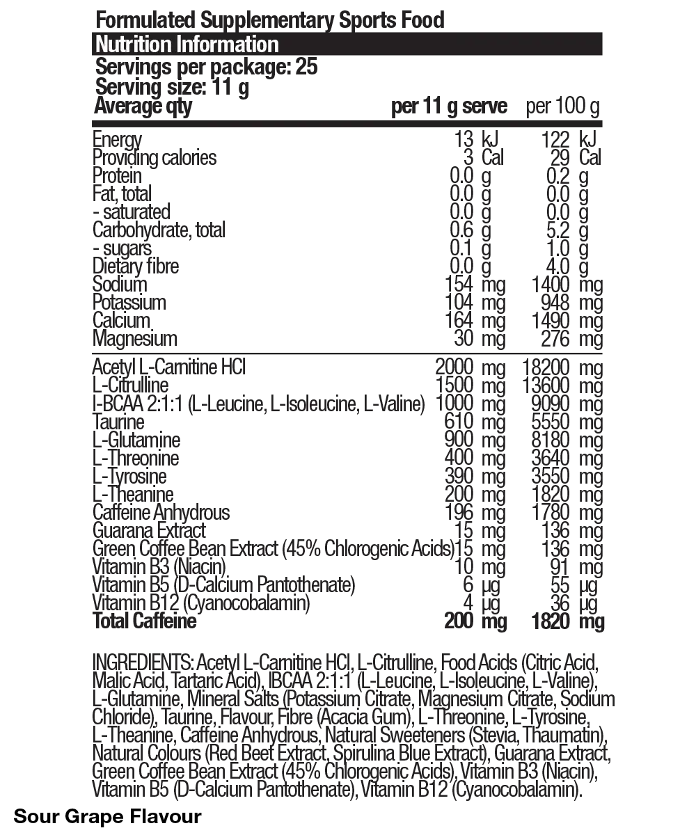 Shred Energy Hydration Powder