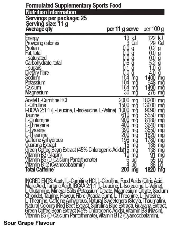 Shred Energy Hydration Powder