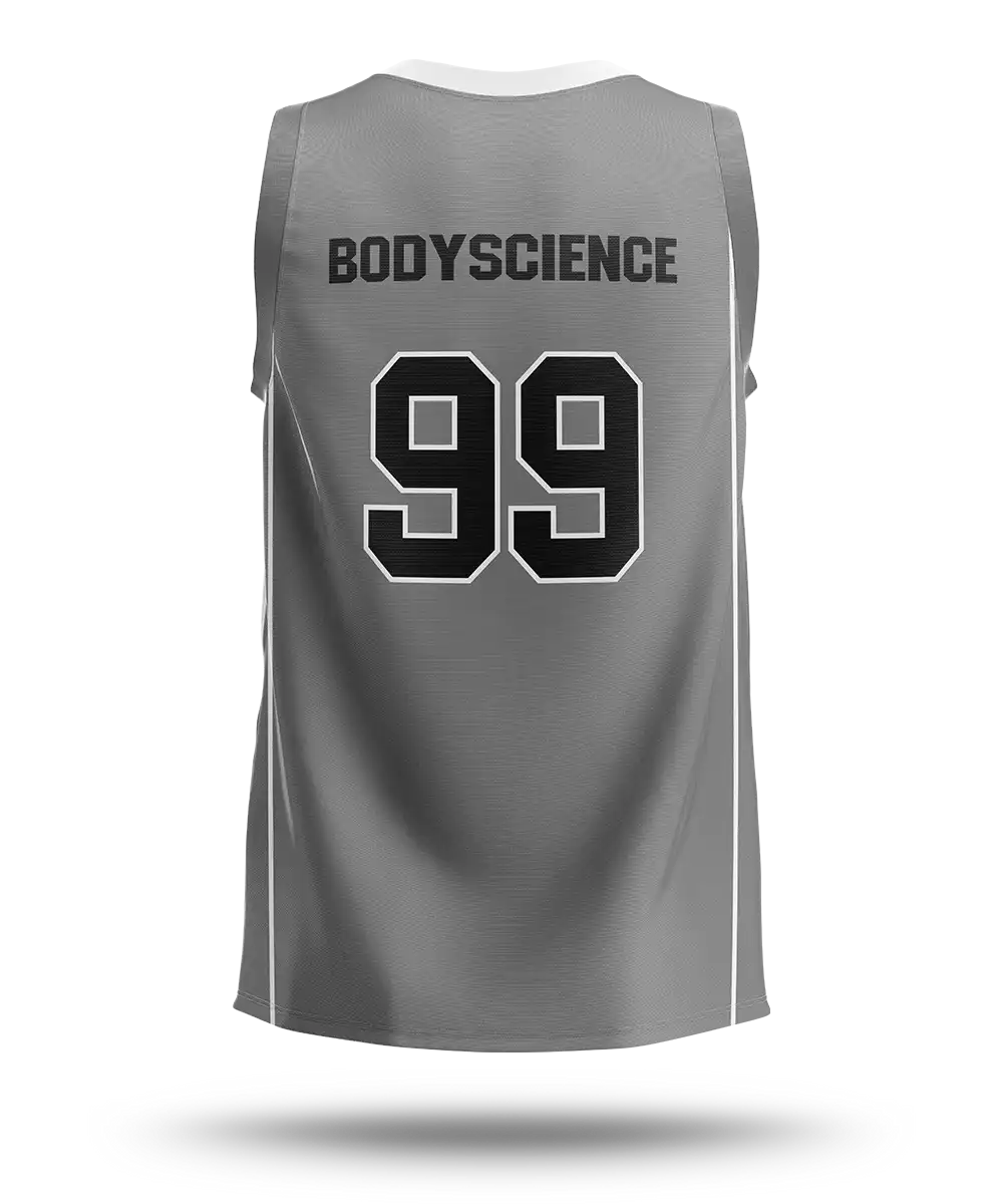 Silver Basketball Training Singlet BSc