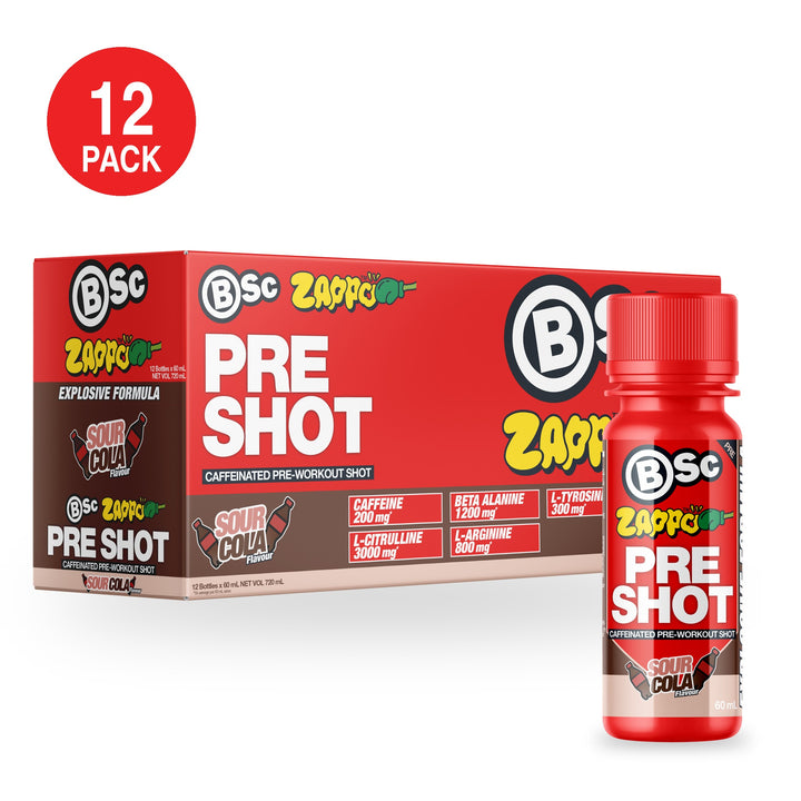BSc Pre-Workout Shot 12 Pack