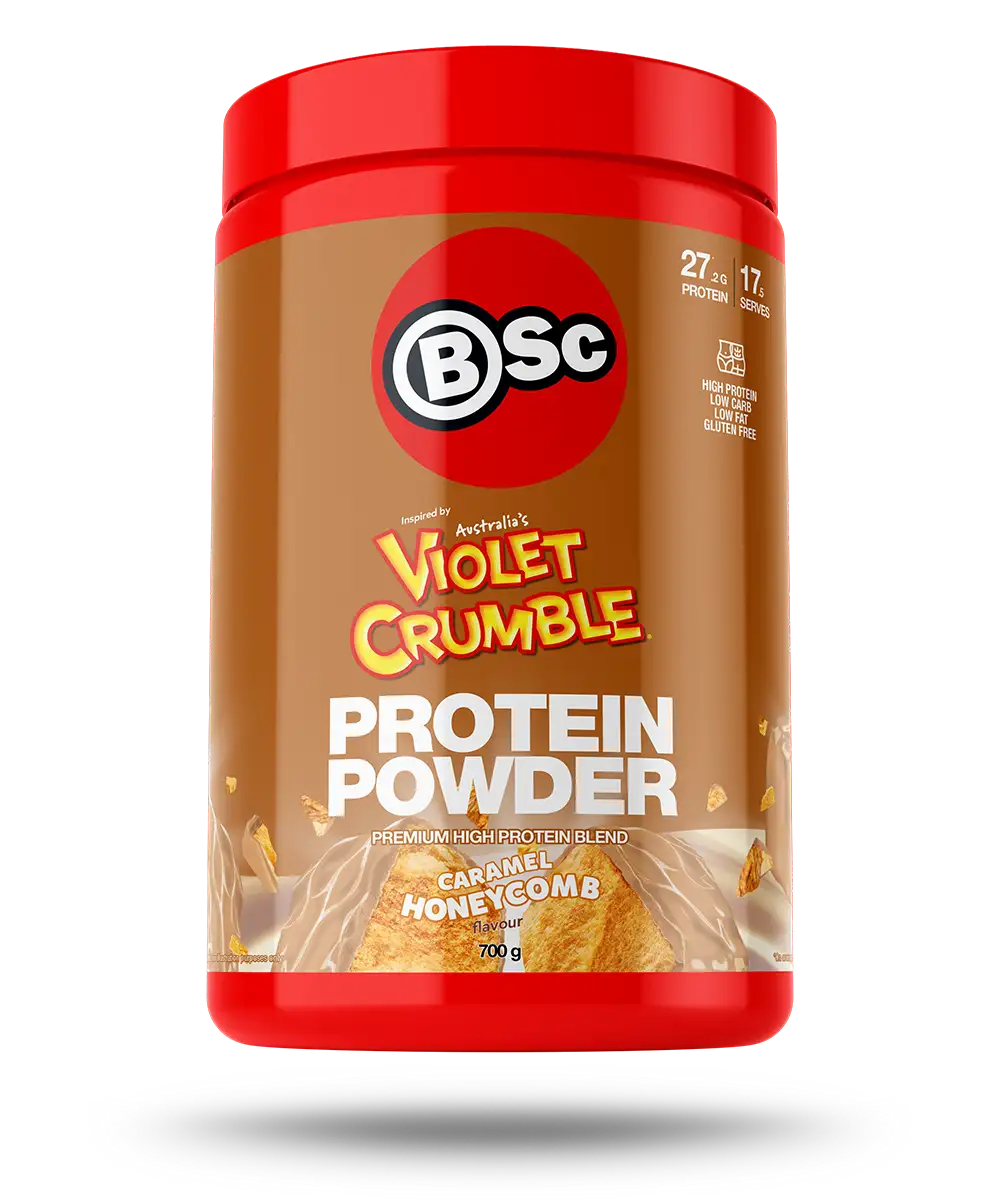 BSc x Violet Crumble Protein Powder